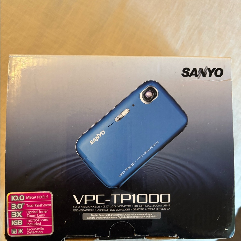 VPC-TP1000 Blue Digital Camera